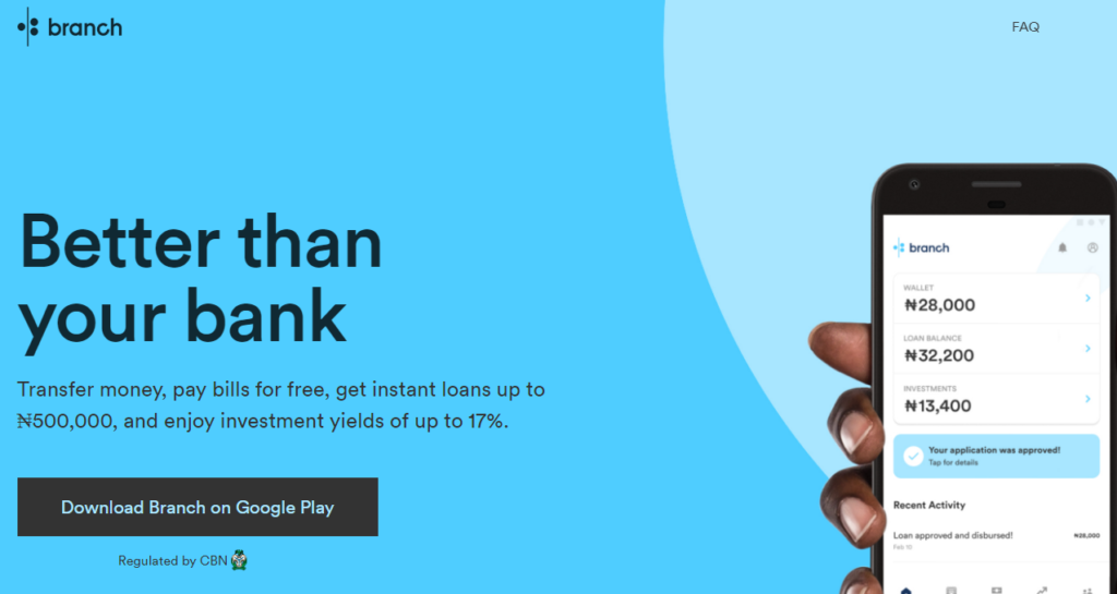 Best Loan Apps in Nigeria - Branch