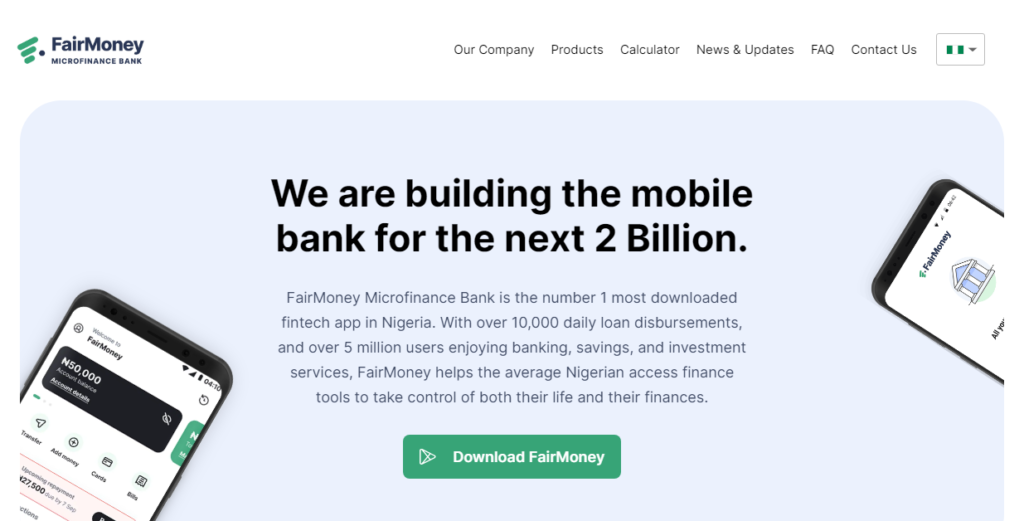 Best Loan Apps in Nigeria - Fairmoney