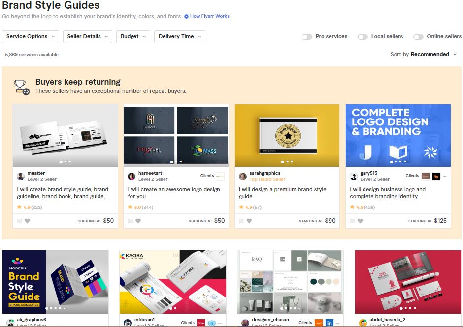 Brand Style Guides - High Demand Low Competition Gigs On Fiverr
