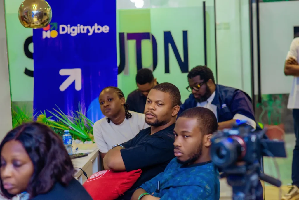 digiTrybe community members at a live digital marketing training session